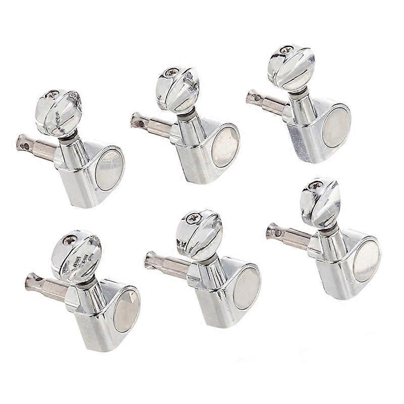 6pcs 6R Guitar Tuning Pegs Tuners Machine Heads for Replacement