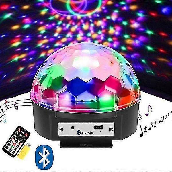 Disco Lamp With Bluetooth Speaker - Led Lamp - Rgb Black