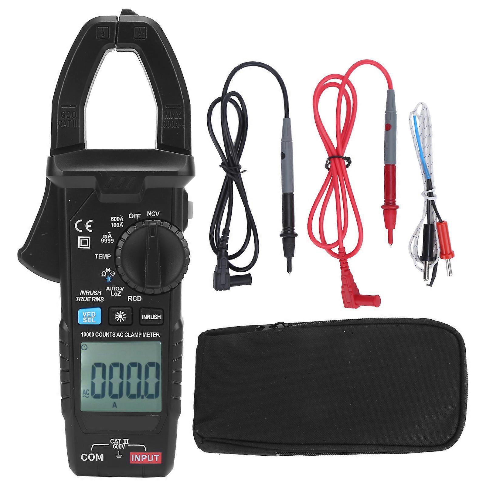 CM83C 600A/600V LCD Digital Clamp Meter Voltage Current True RMS Tester Meter Multimeter for Electrician Supplies