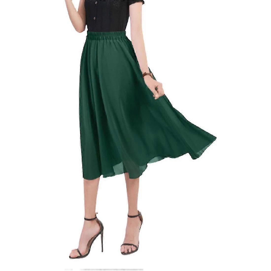 Damen Chiffon Elastischer Rock