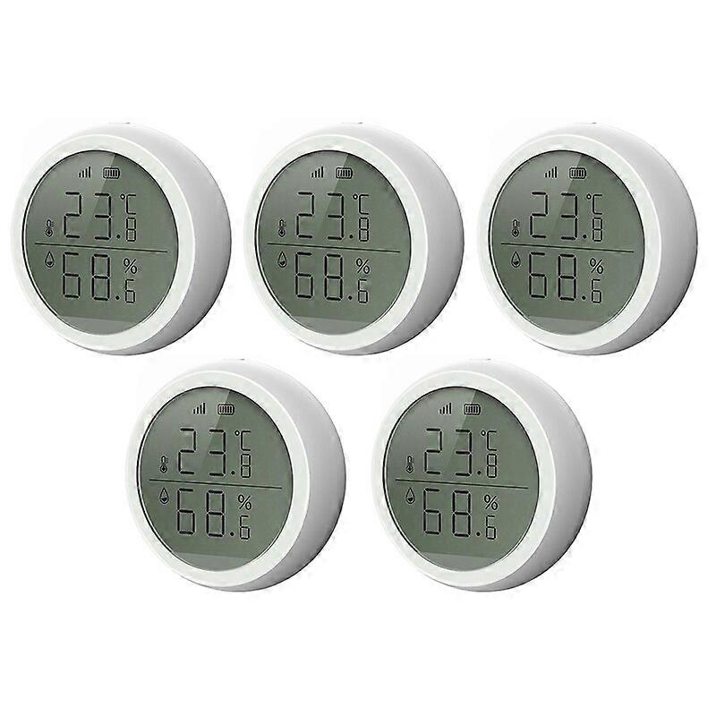 Tuya Zigbee 3.0 Smart Temperature and Humidity Sensor Hygrometer Thermometer for Home Assistant Via Zigbee2mqtt
