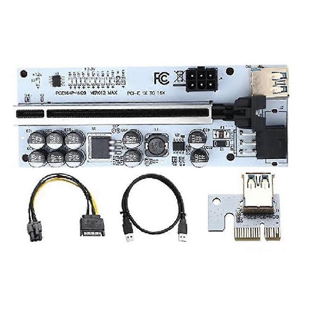 1pcs Ver012 Max Usb 3.0 Pci-e X1 To X16 Extender Cable For Mining
