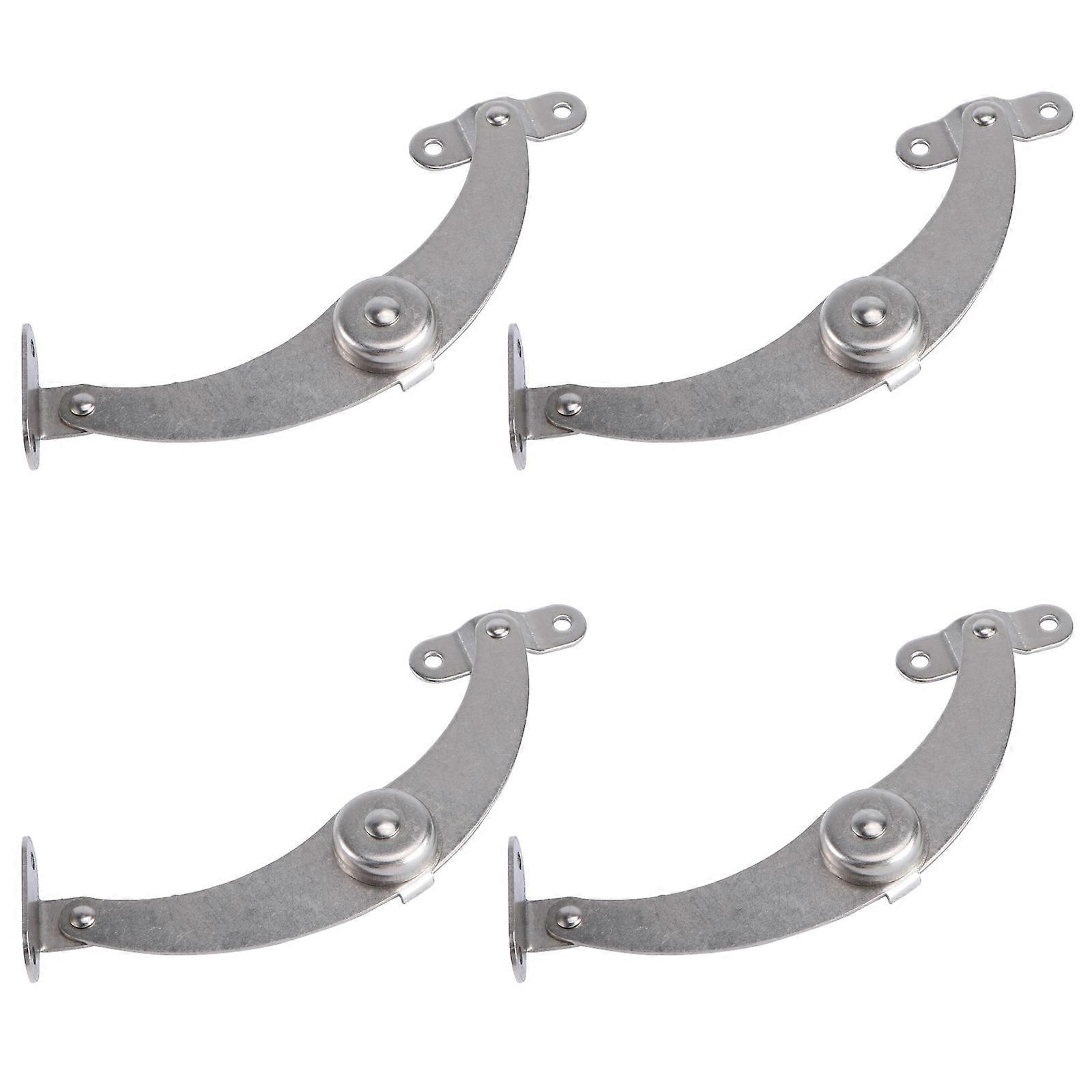 4 Pcs Adjustable Support Pole Lid Support Hinge Window Stay Hinge Window Support Rods Lid Support