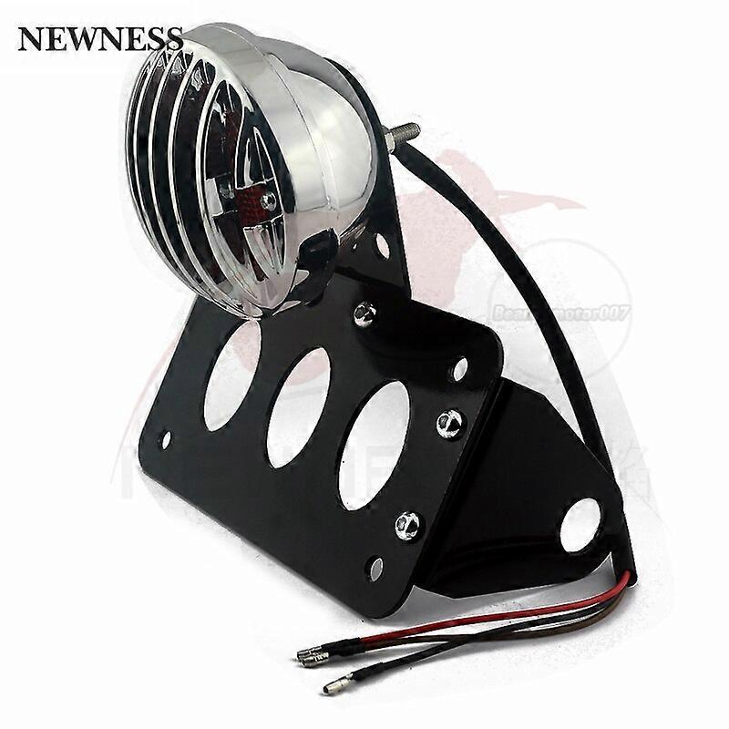 Motorcycle Side Mount Tail Light w/ License Number Plate Bracket For Harley Sportsters Bobber Chopper Rear Stop LightMotor Vehicle Frame & Body Parts