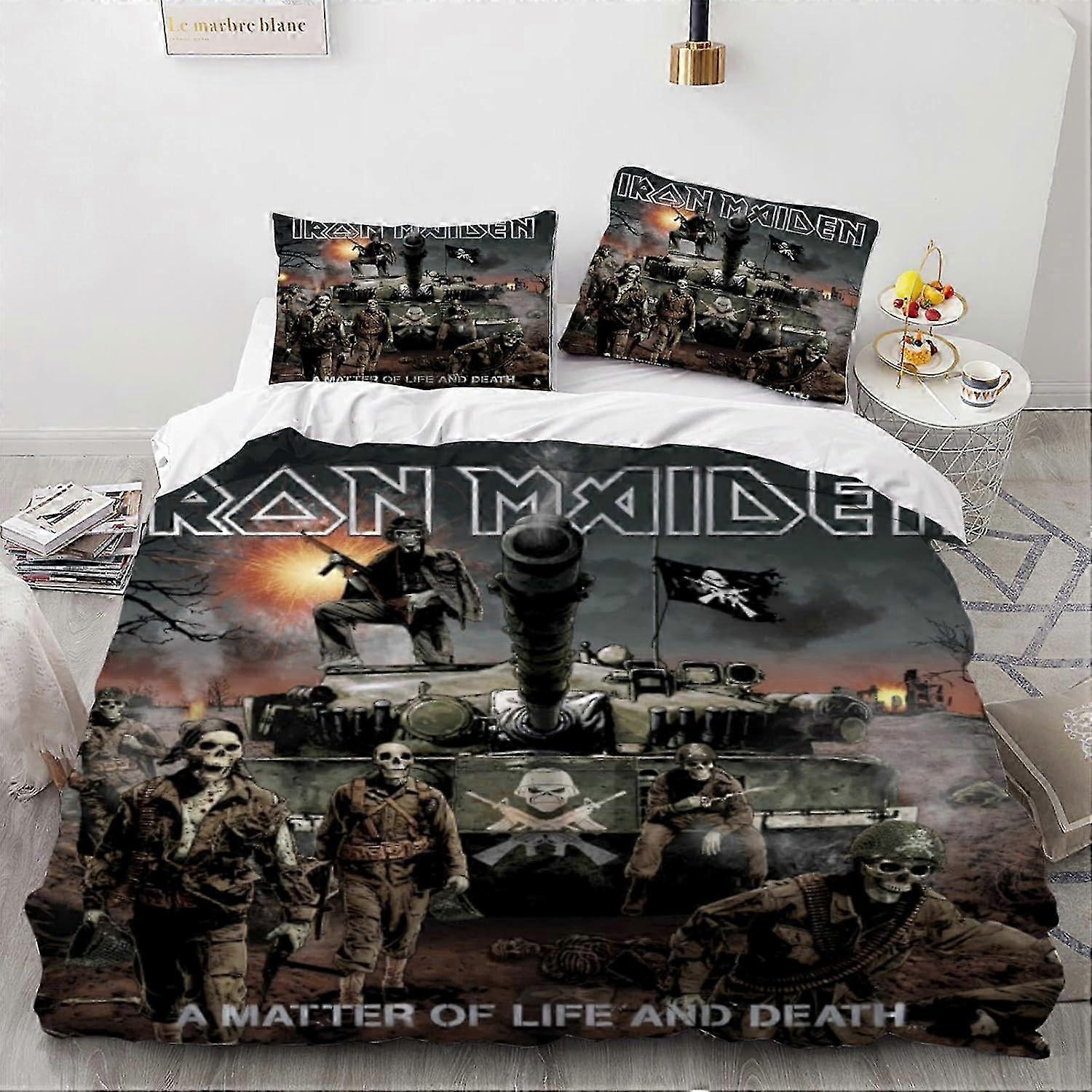 J1322 Lençóis Harley Davidson Conjunto de capa de edredom impresso em 3D, conjunto de cama para decoração de quarto de crianças adolescentes Capa de colcha de microfibra macia com fronha de cama