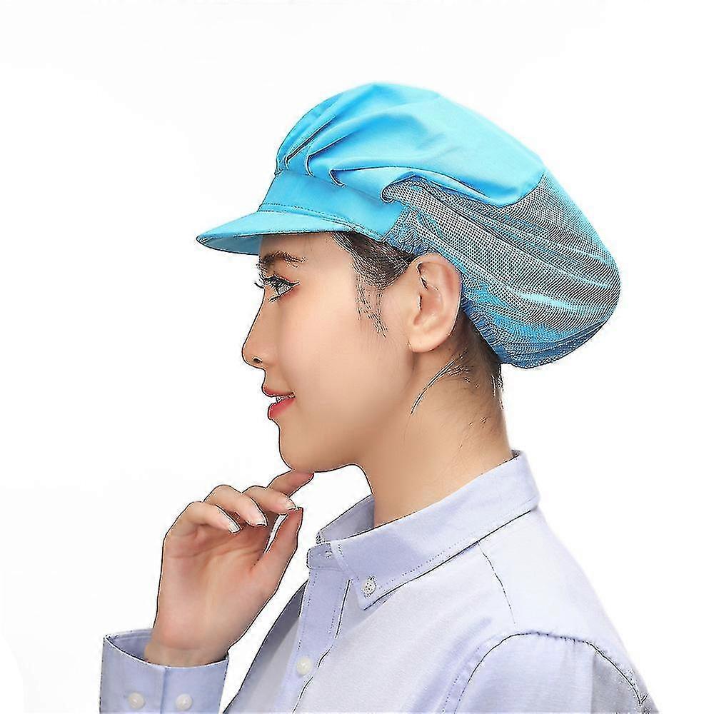 4件厨师帽 - 成人用厨房烹饪发网食品服务帽