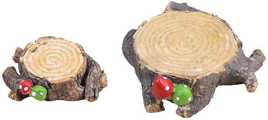 Micro Landscape Decoration Creative Mushroom Tree Stump Potted Decoration Size Size