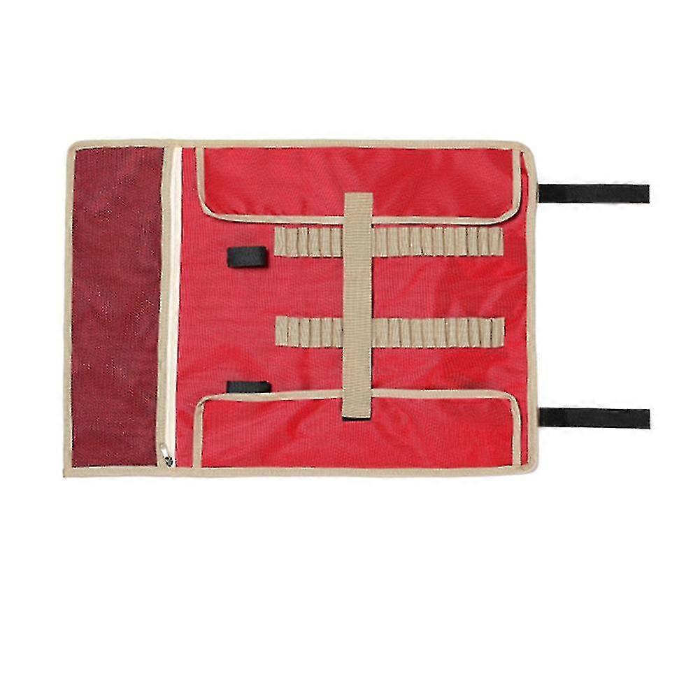 Ground Nail Portable Storage Bag Tool Bag Multi-function Large Red