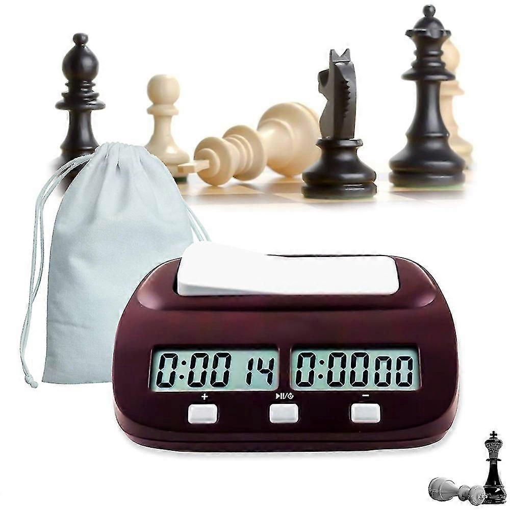 Chess Clock, Professional Multifunctional Digital Chess & Game Timer-MXBC