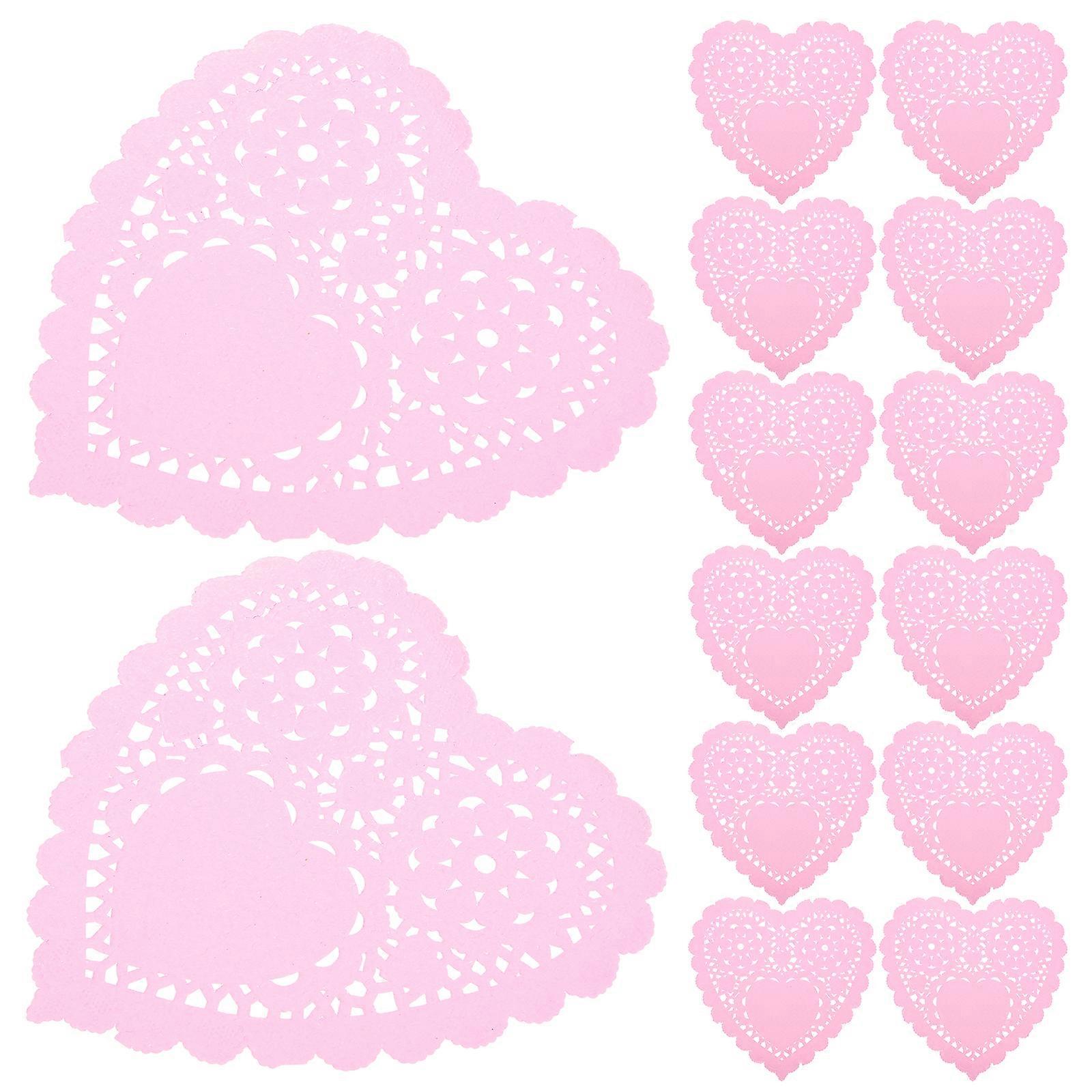 100 Pcs Round Tablecloth Wax Paper Sheets Cake Doilies Paper Deli Paper Sheets