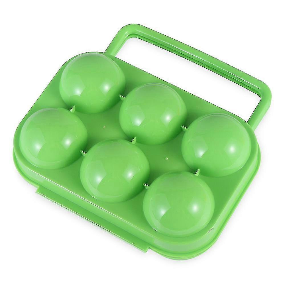 6/12 Grid New Eggs Box Case Plastic Egg Tray Egg Storage Box Portable Folding