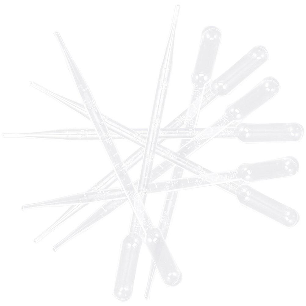 100pcs Transparent Pipette Single Use Scale Pipette Essential Oils Pipettes