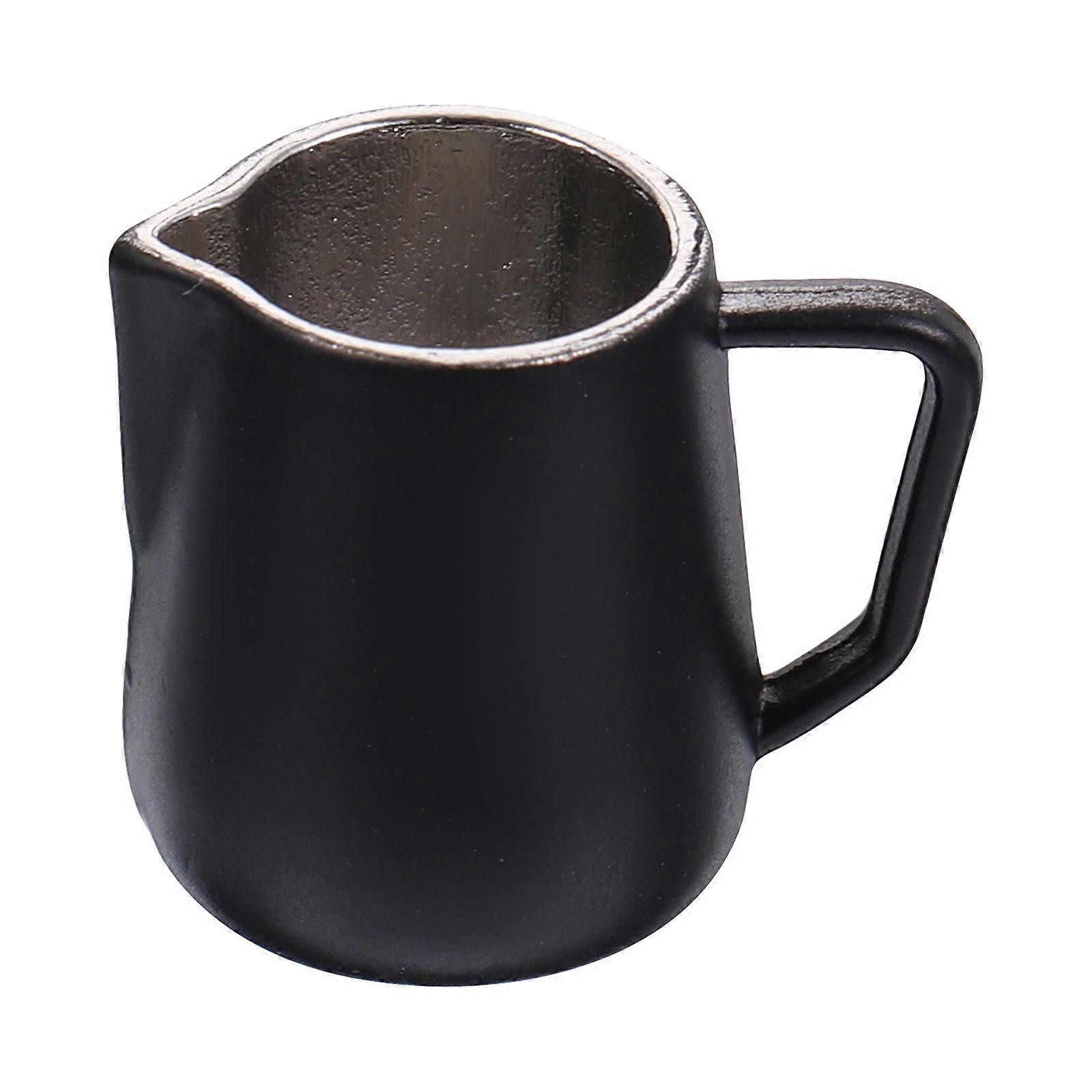 Miniature Lait Moussage Cruche Espresso Lait Moussage Pichet Maison de Poupée Ornement