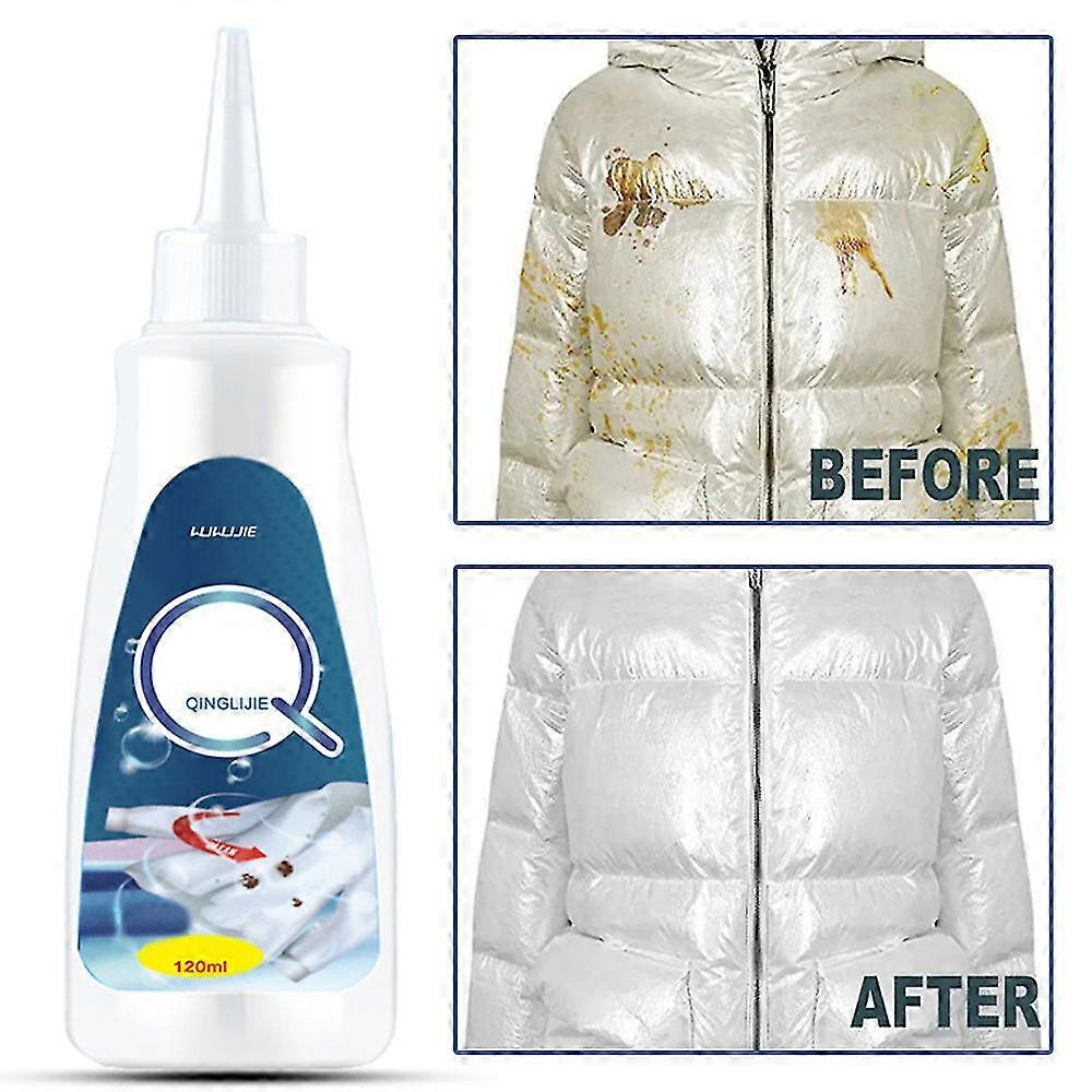 120ml Fabrics Stain Remover Cleaner, Active Enzyme Emergency Stain Remover For Clothes