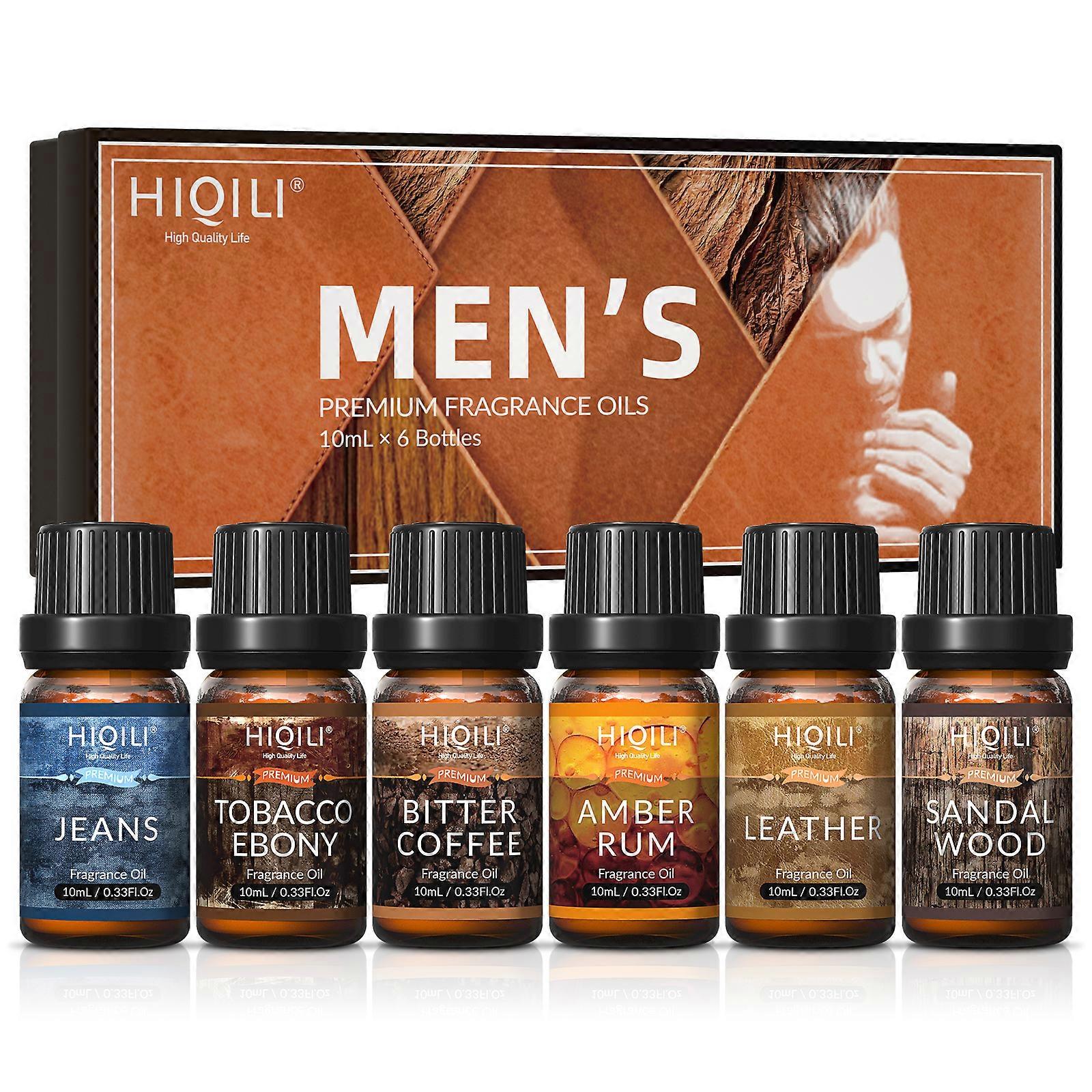 メンズフレグランスオイルアロマセラピーカーディフューザー、キャンドルメイキングヘアケアのための100%純粋な香油