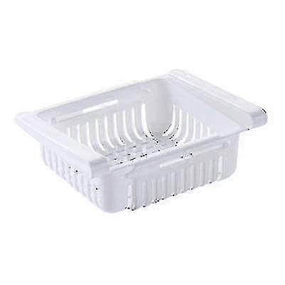 Adjustable Refrigerator Storage Rack Shelf(White)