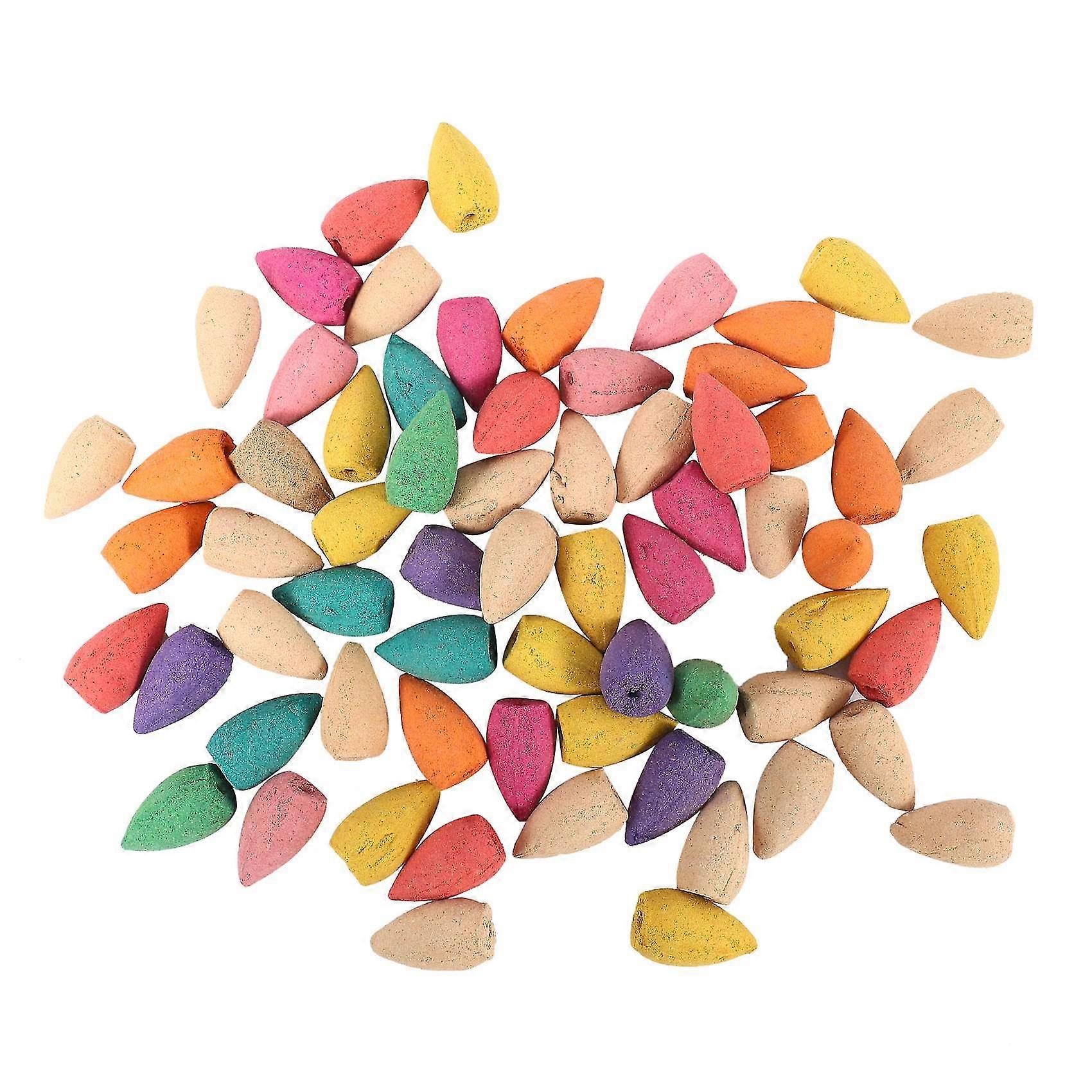 100pcs Reflux Incense Cones Aromatherapy Lavender Jasmine