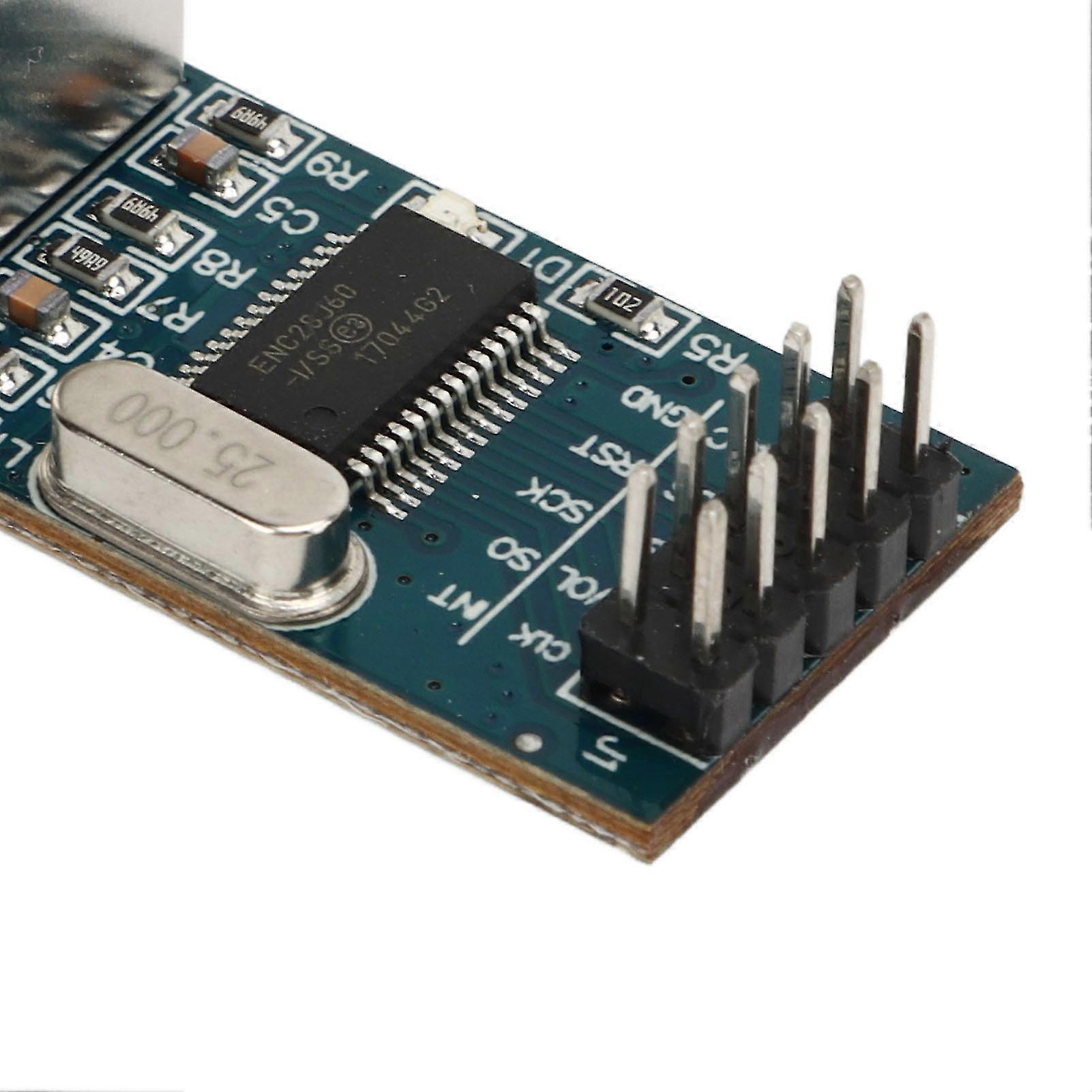 ENC28J60 Ethernet Network Module HR911105A Mini LAN Development Board 3.3V SPI Interface