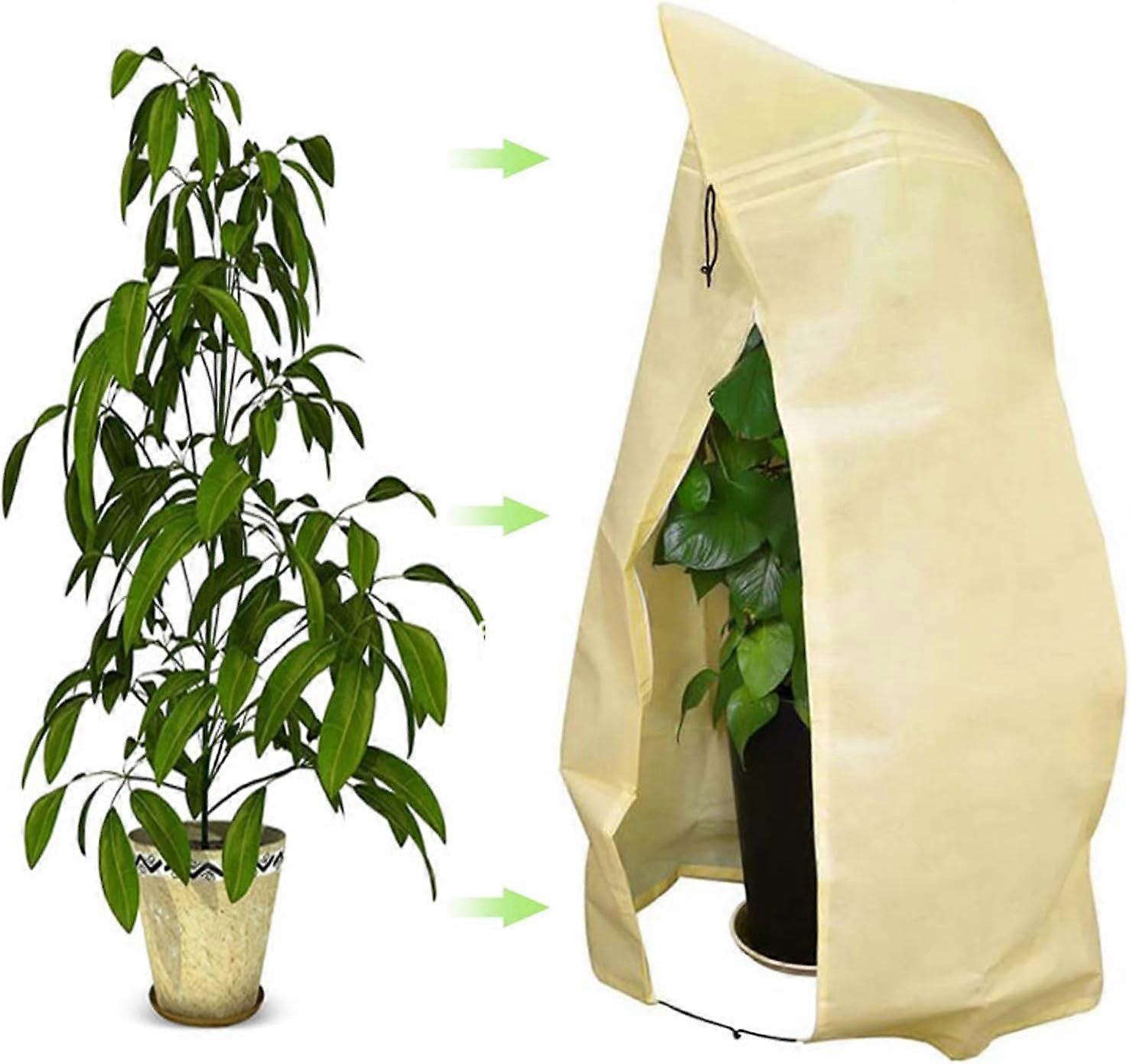 Övervintring för växter, växttäcke, fiberduk växtskydd Frostskydd för krukväxter och rosenbuskar (120 x 180 cm)