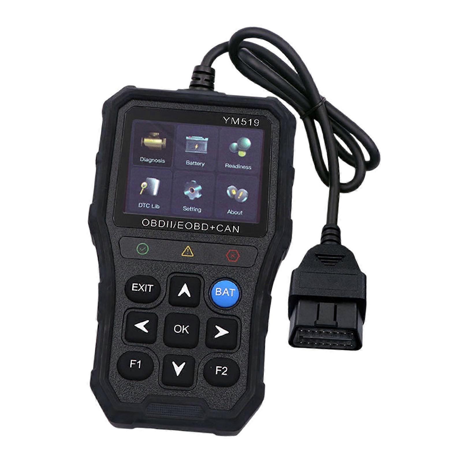 Outil de balayage OBD Outil de test de moteur robuste et pratique de 5,0 V à 20,0 V Outil de lecture automatique du code