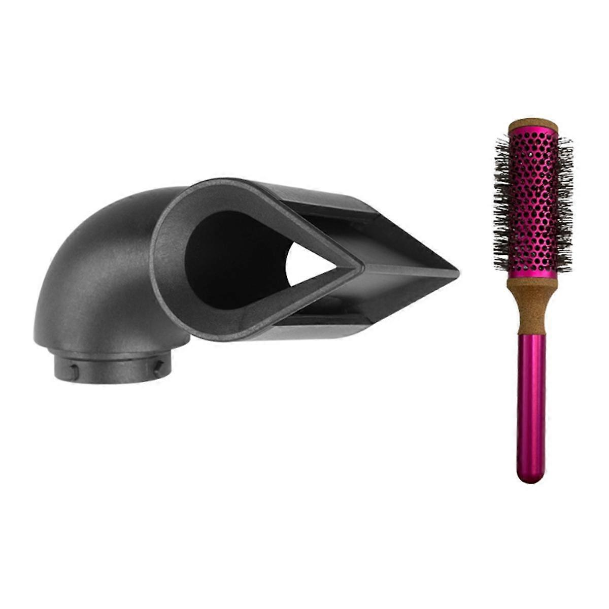 Precision Styling Nozzle+Cylinder Comb for HS05 HS01 Curling Iron Nozzle Drying and Styling Attachment