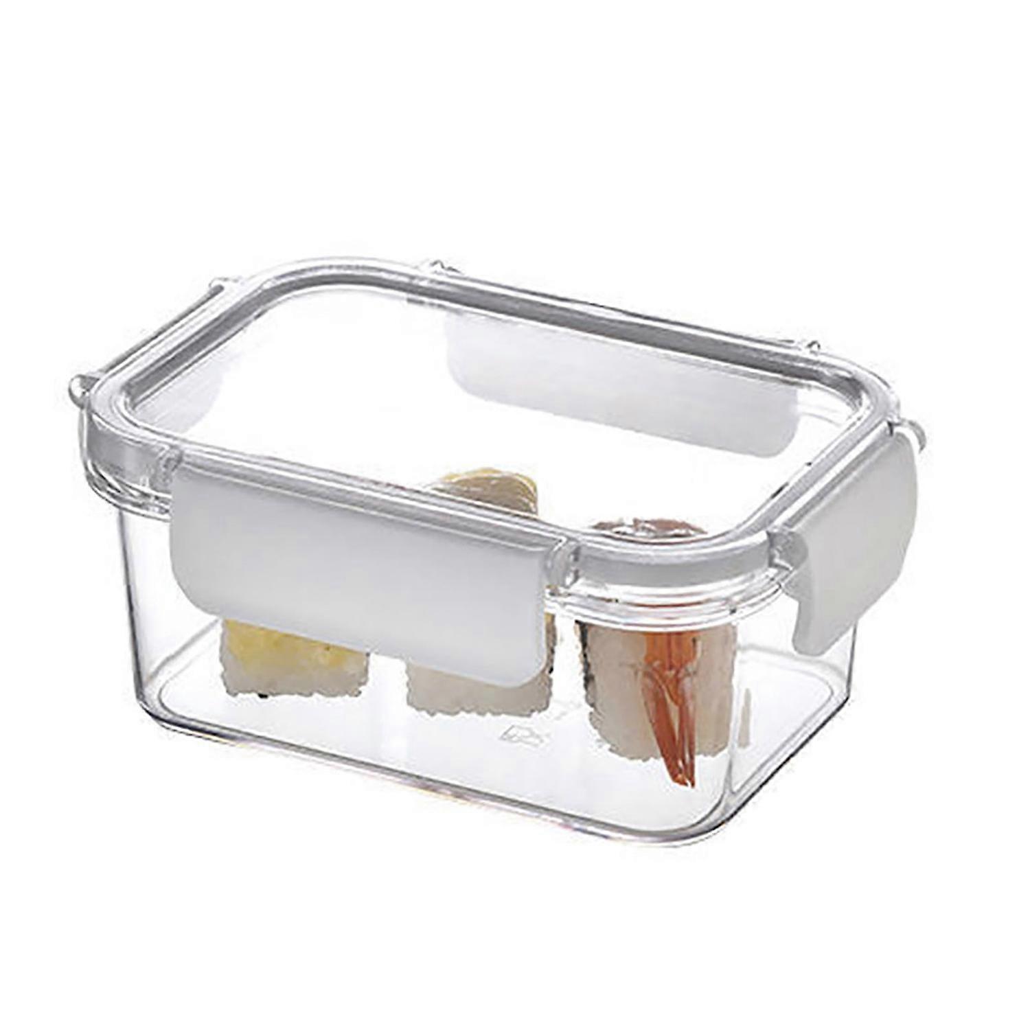 1/3Pcs Clear Food Box Airtight Lunch Container with Lid BPA Free Transparent Stackable Dust-Proof