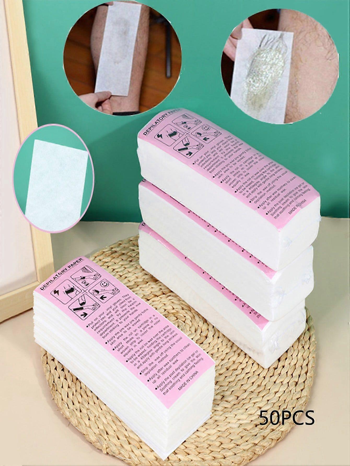 100pcs/Pack λωρίδες κεριού για την αποτρίχωση, εξαρτήματα αποτρίχωσης