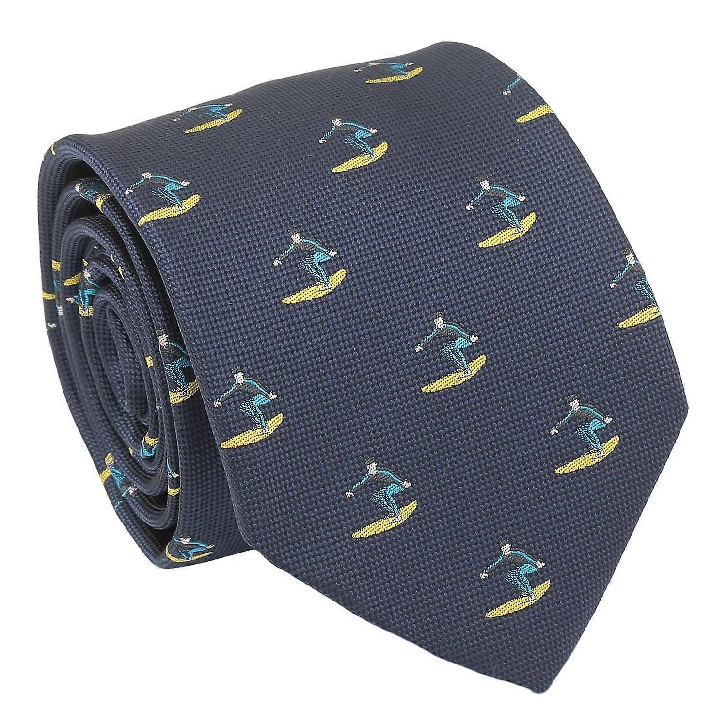 Navy Blue Surfing Tie