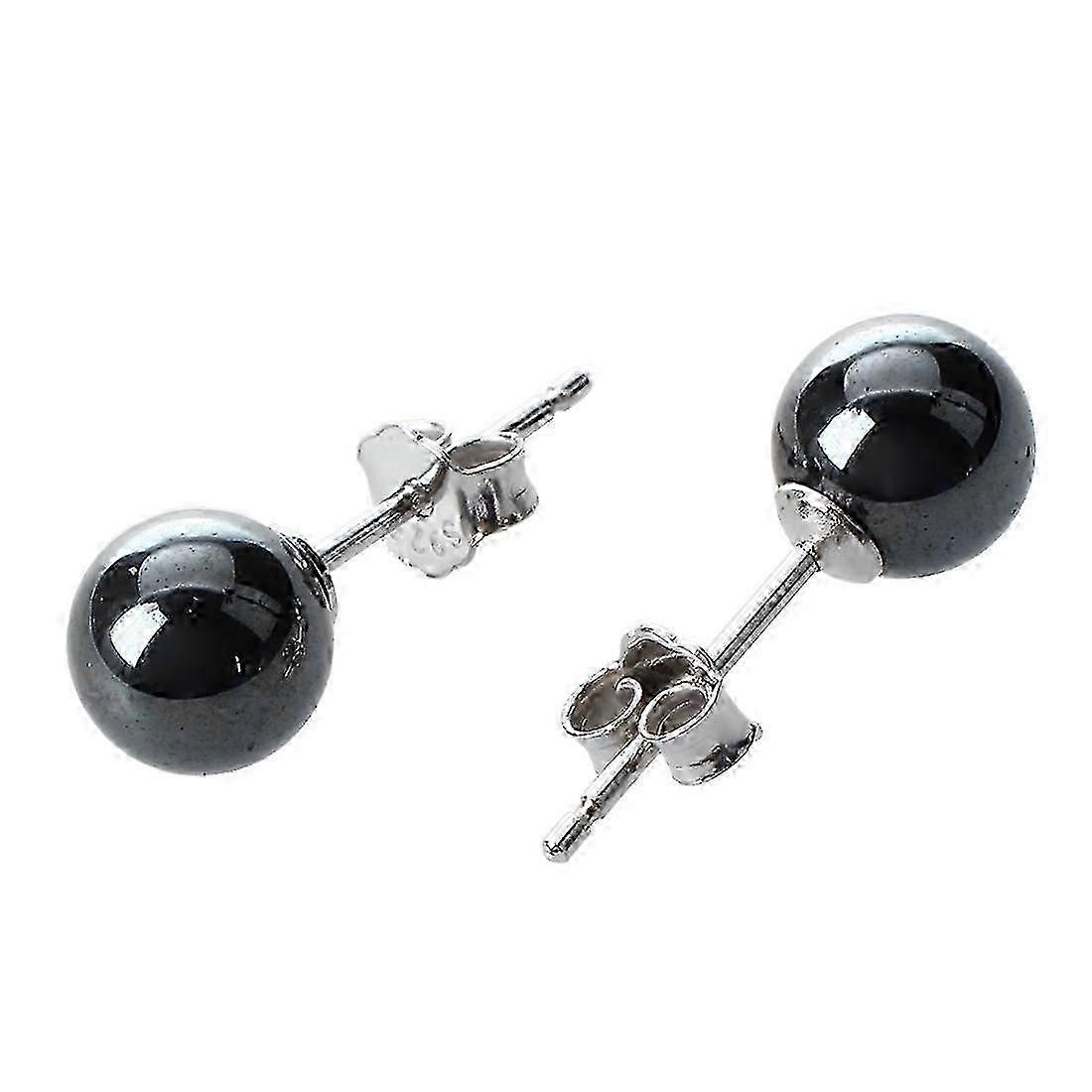 + 925 Sterling Silver Earrings Ear Studs 0.23" Hot