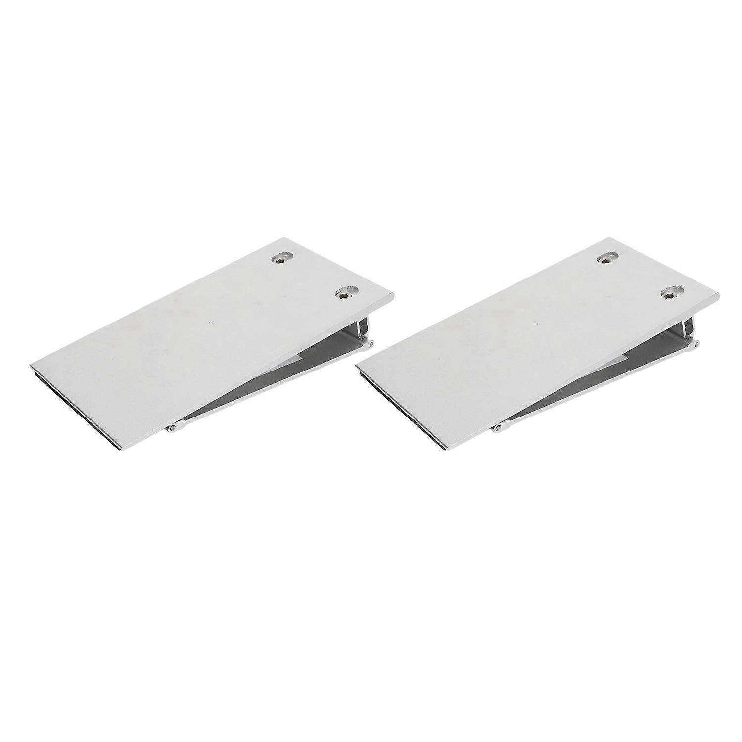 1 Pair Threshold Ramp Wheelchair Entry Aluminum Alloy Adjustable Mobility Access Threshold Ramp for 