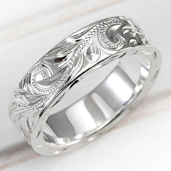New Luxurious Delicate Engraved Ring