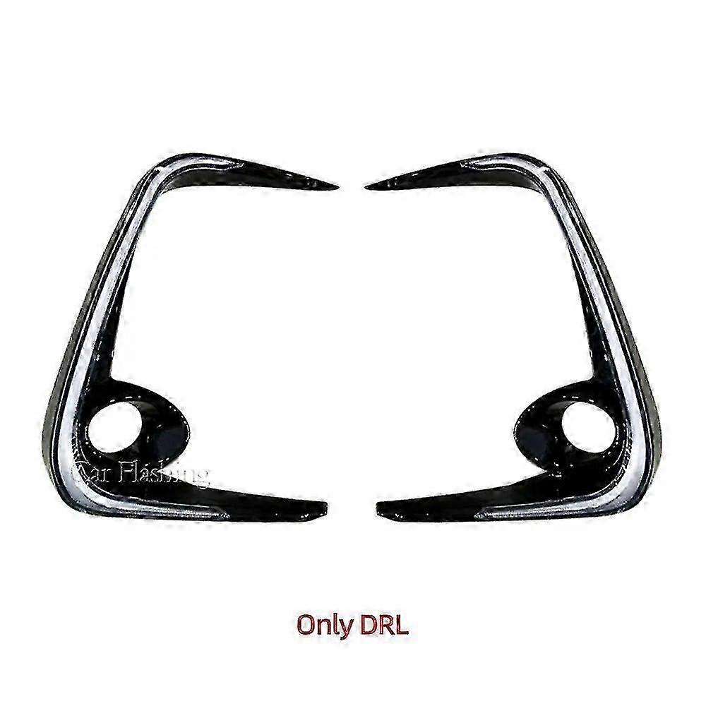 Led Drl lumini de zi pentru Toyota Corolla Sedan 2019 2020 2022 2022 2022 Bara de protecție față Lămpi de ceață Turn Signal Chrome Piese auto