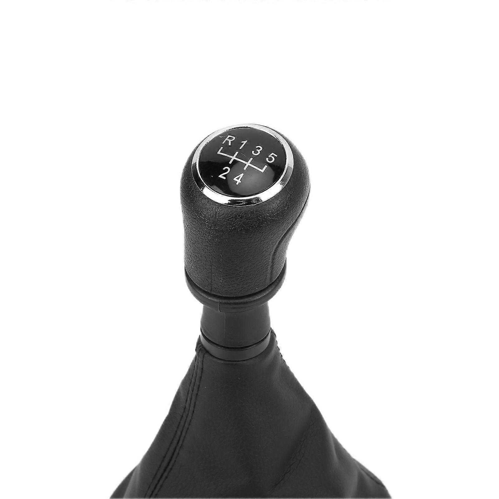 Car Gearshift Dust Cover Manual Shifter Protection PU Leather Replacement for Mk4 Bora 199920045 Speed