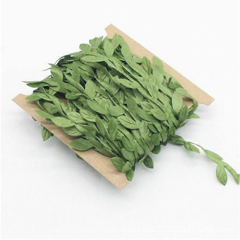 5 PCS Simulation DIY Garland Leaf Material 10 Meters / Card