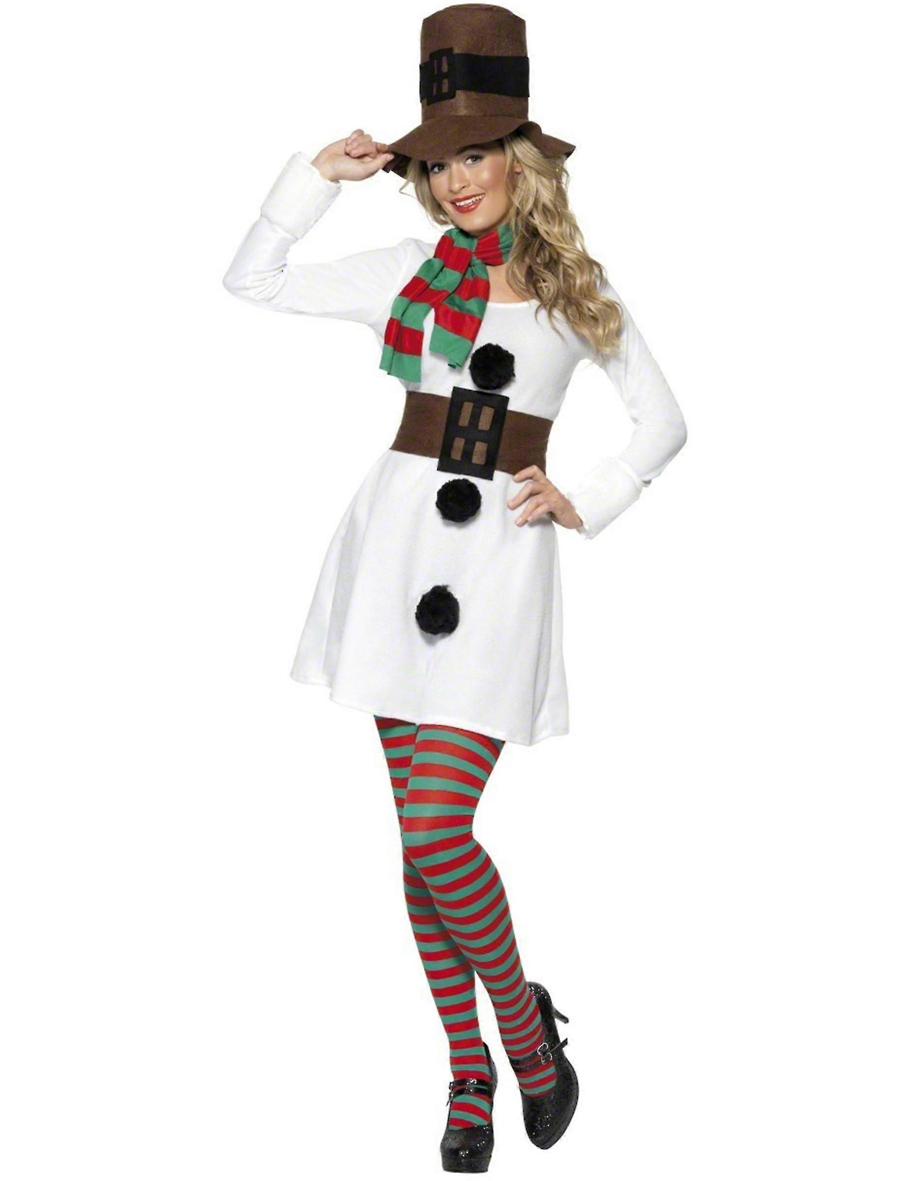 Women's Christmas snowman costume