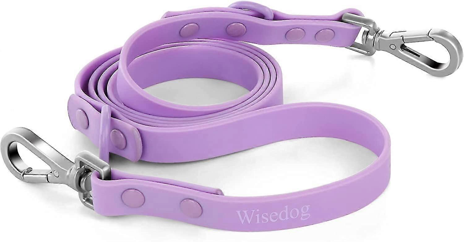 Waterproof Dog Leash: Standard Dog Leashes With 2 Hooks For Walking, Adjustable Lengths For Traffic Control Safety, Durable And Odor Proof, For Medium