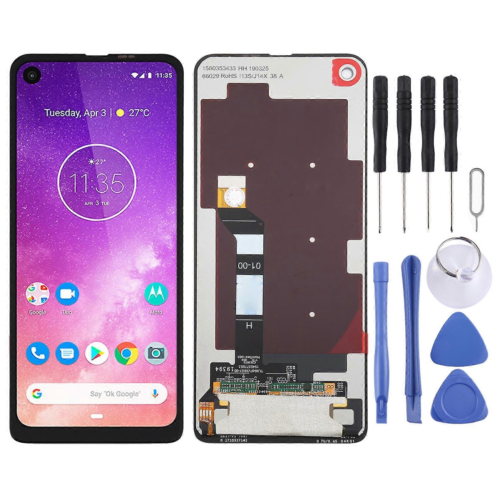 COMPATIBLE LCD Screen for Motorola One Vision with Digitizer Full Assembly