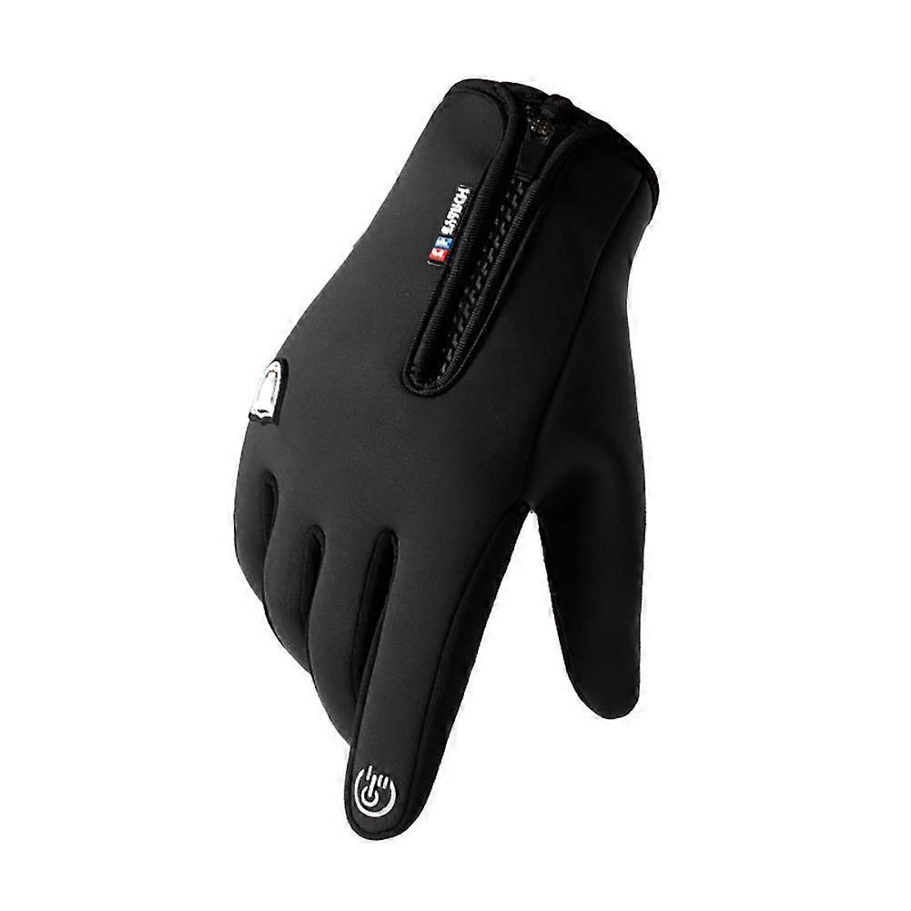 Unisex Windproof Fishing Hunting Cycling Gloves Winter Warm Touch Screen Zip Cycling Skiing Gloves