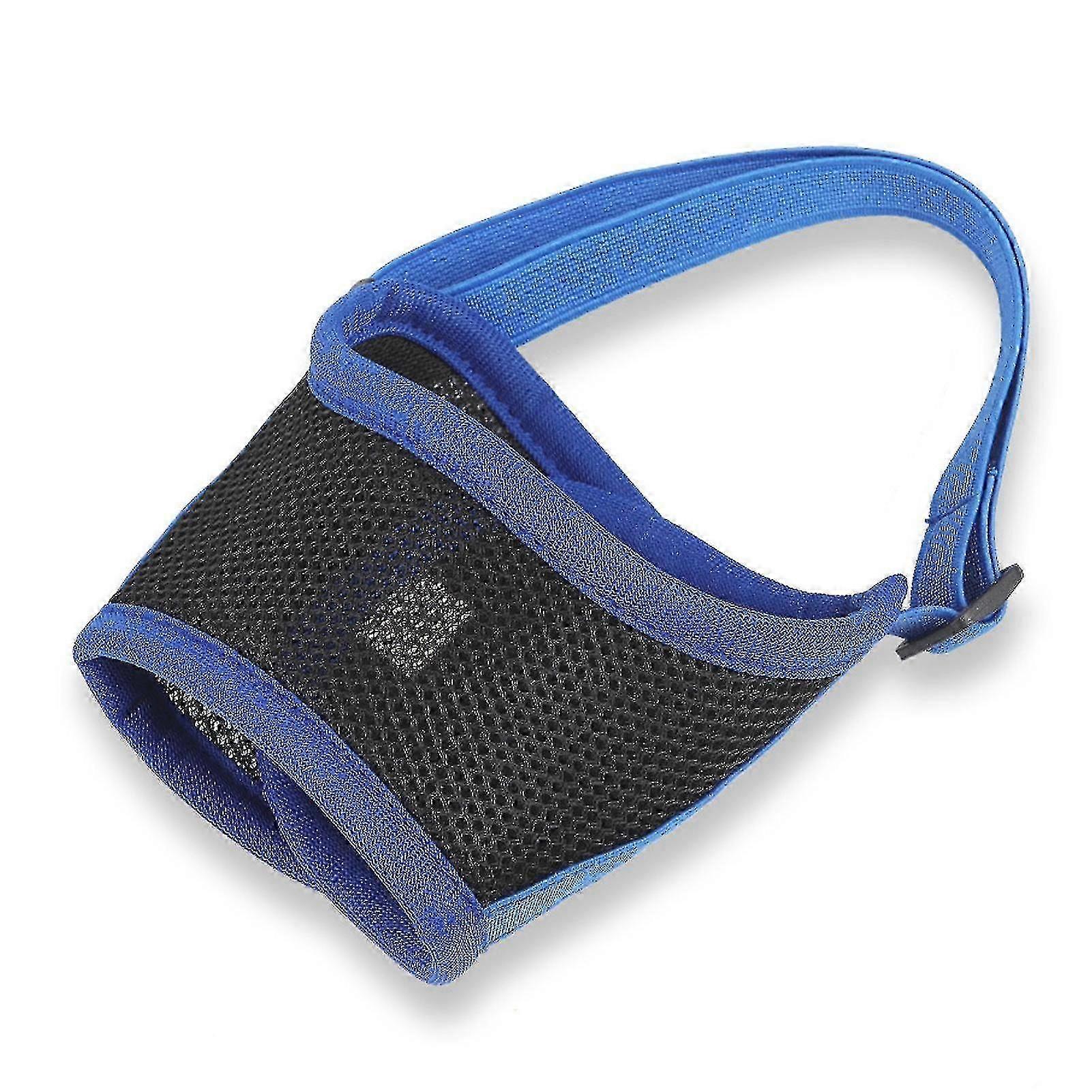 Anti-bite Mesh Muzzle For Dog Adjustable Breathable Dog Mouth Cover For Outdoors