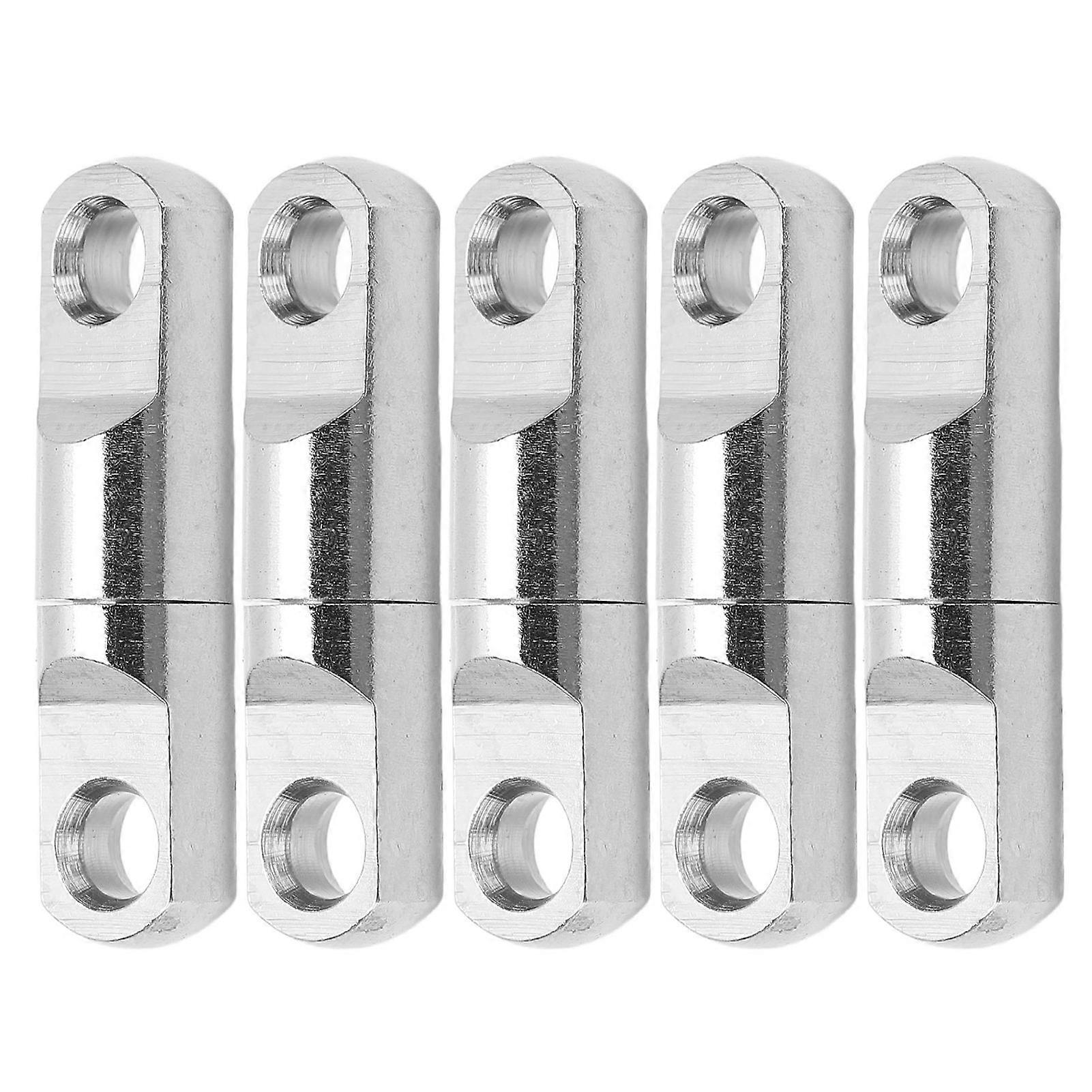 5pcs/set Τύπος στηλών ανοξείδωτου 360° περιστροφικός ρουλεμάν περιστρεφόμενος συνδετήρας αγκίστρων αλιείας περιστρεφόμενων