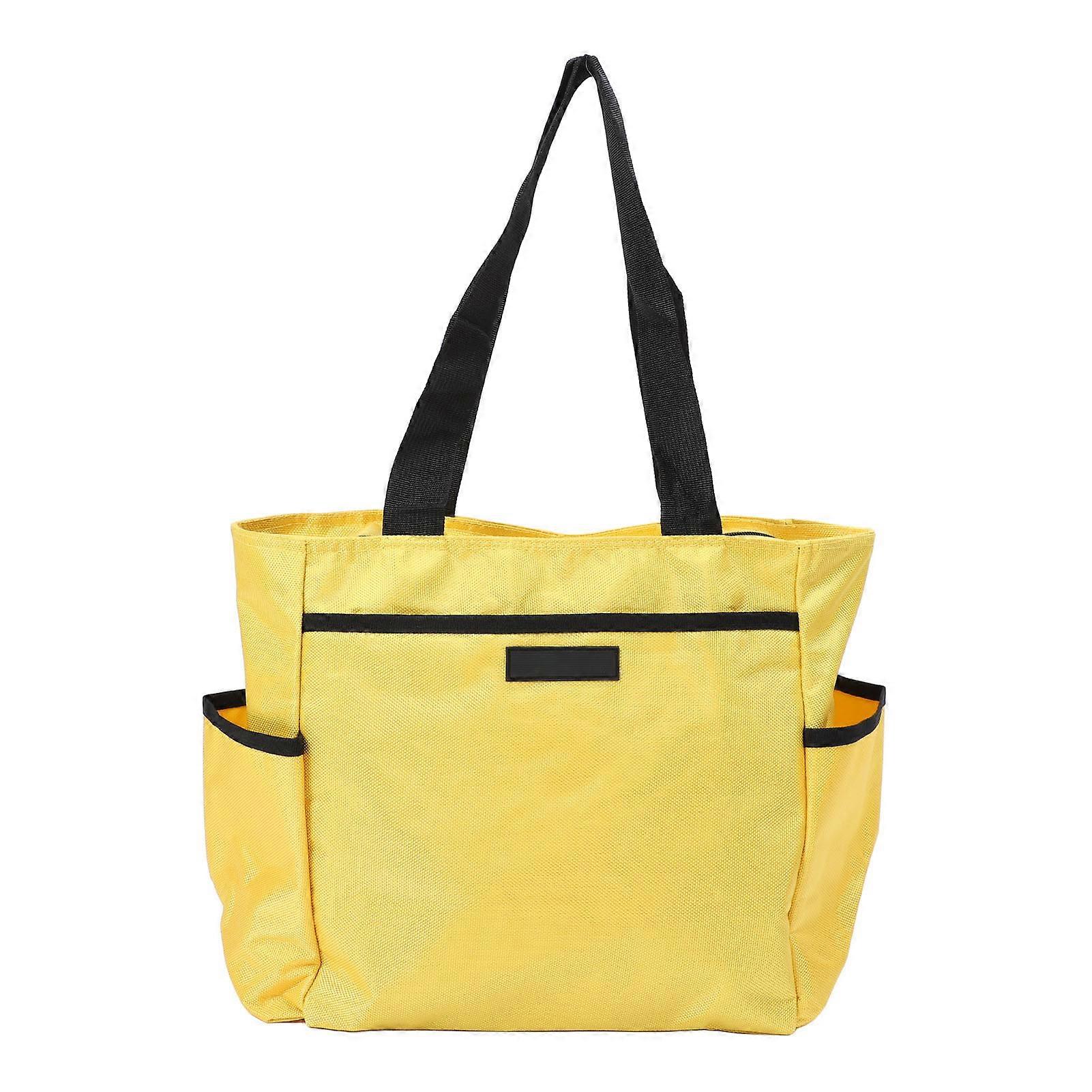 Garden Tool Carrying Bag, Portable Oxford Cloth Storage Bag, Convinent Multifunctional Tool for Home (Yellow)