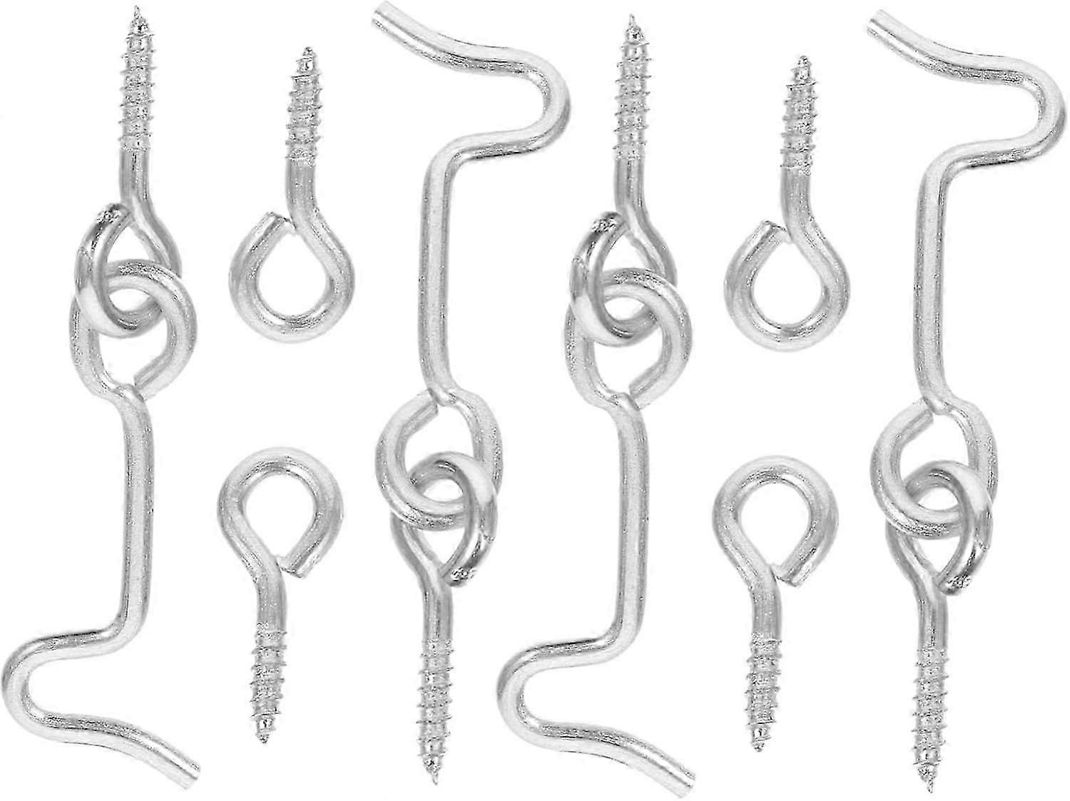 unique 20 Sets Window Door Hook Wind Hook Swivel Hooks Door Latch Door Eye Lock Hardware Window E