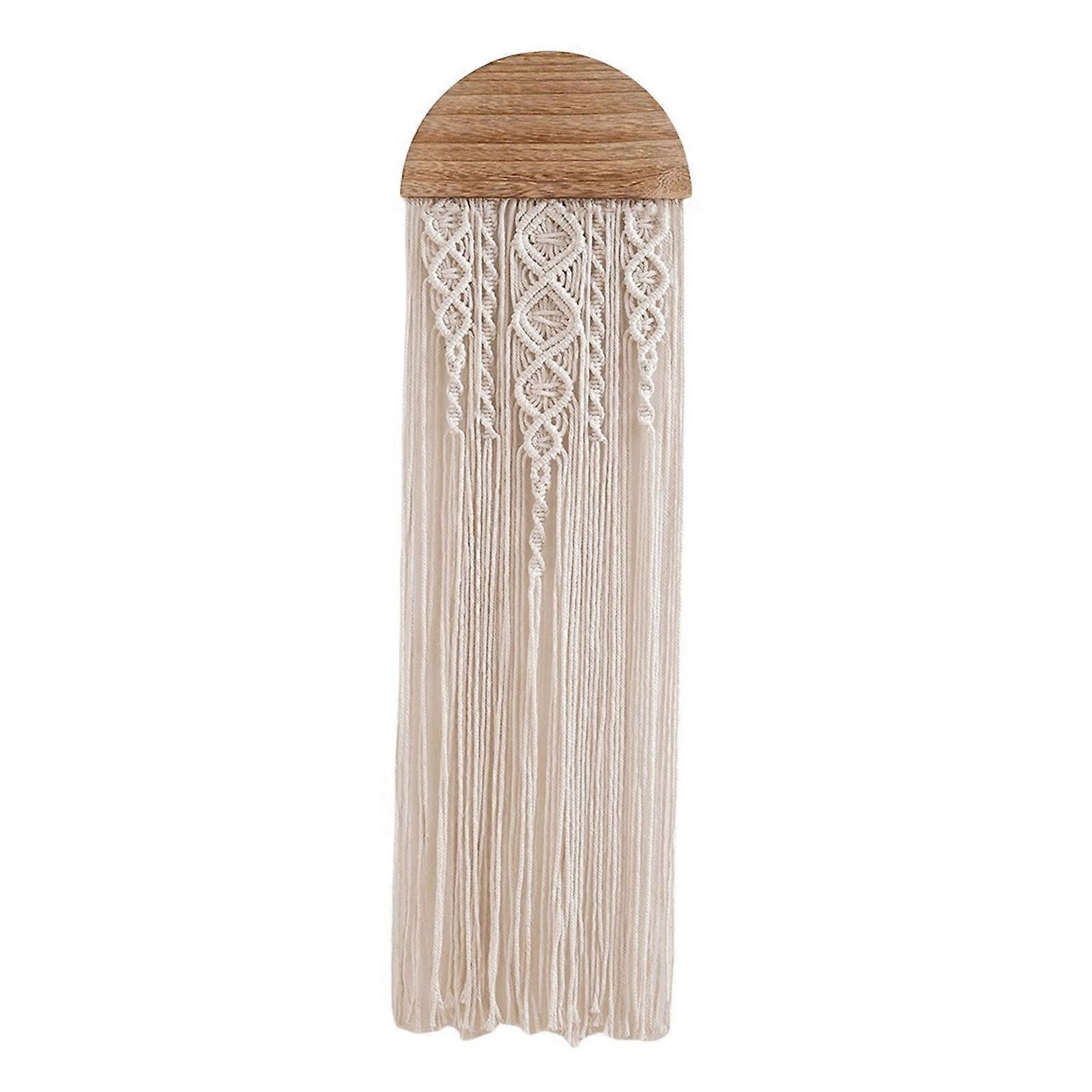 Lightweight Tassels Wall Covering Wall Hanging Tapestry Offering Warmth And Elegances For Various Interior Setting white