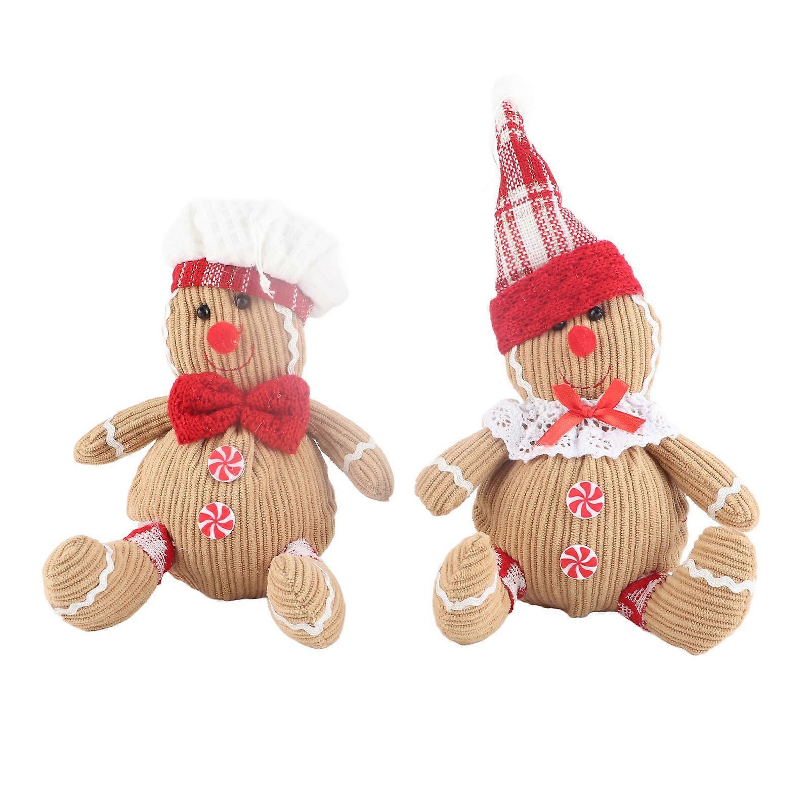 ジンジャーブレッドぬいぐるみジンジャーブレッドマンぬいぐるみクリスマスの装飾