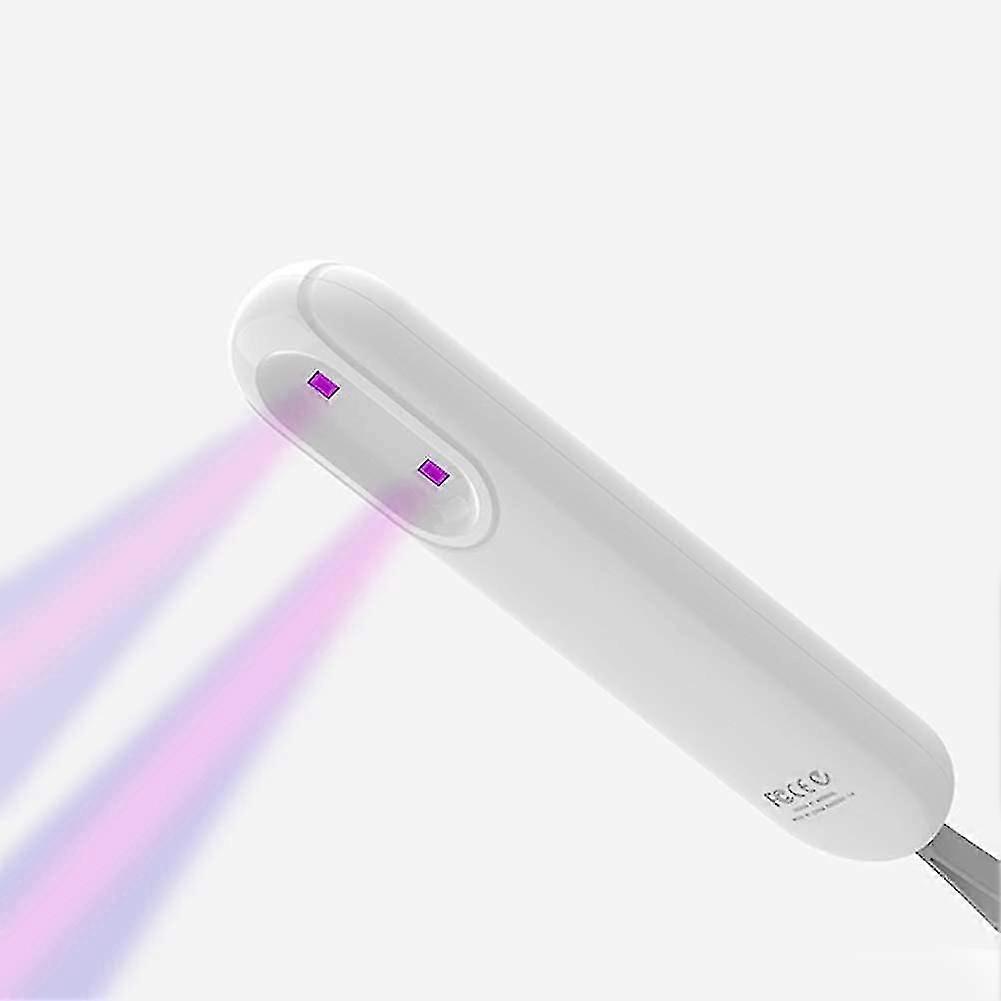 Uvc Sterilization Lamp Portable, With 2 Led Beads, Rechargeable