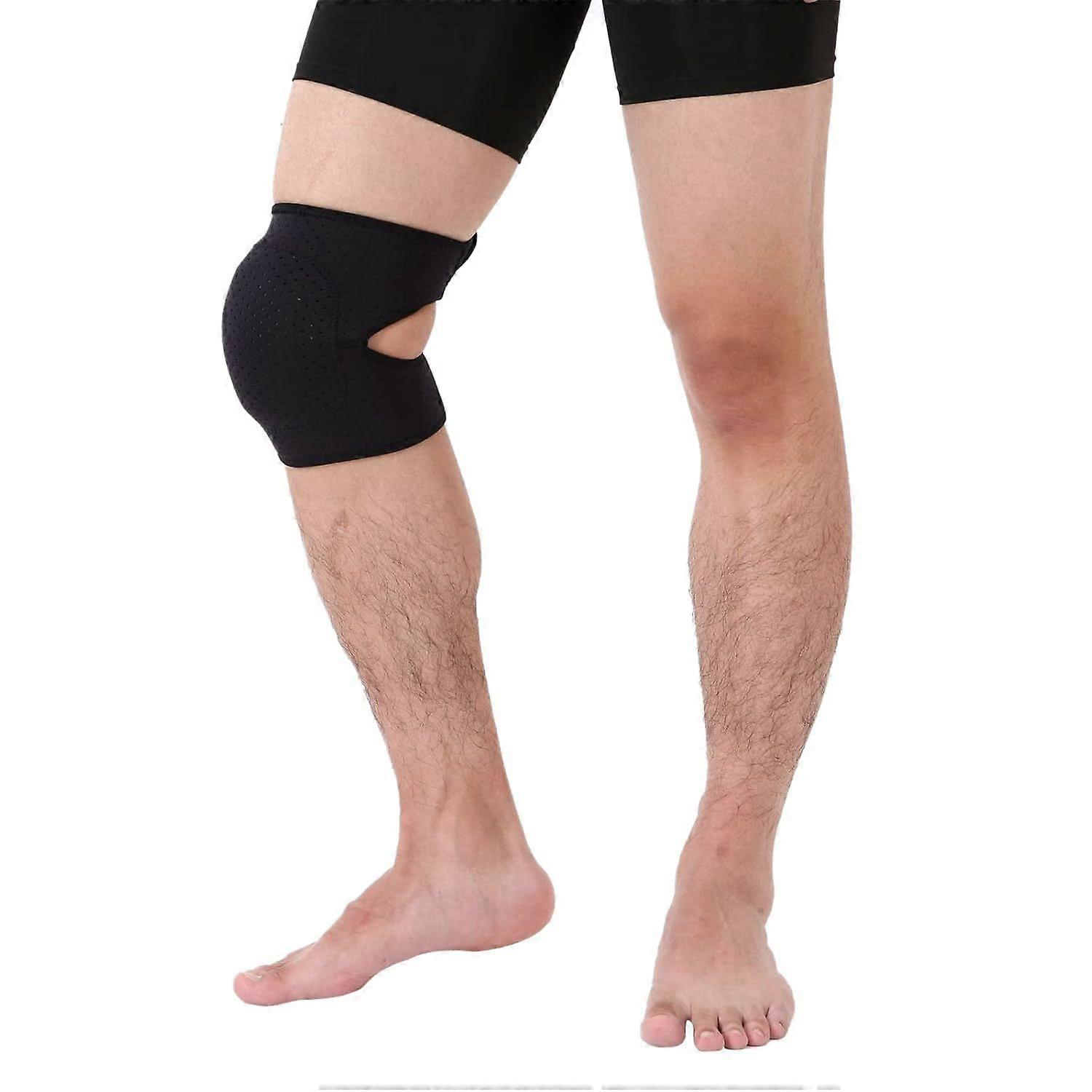 Anti-collision knee pads with thick sponge pads, breathable knee pads for men and women, adjustable sports knee pads for skateboards, football, volley