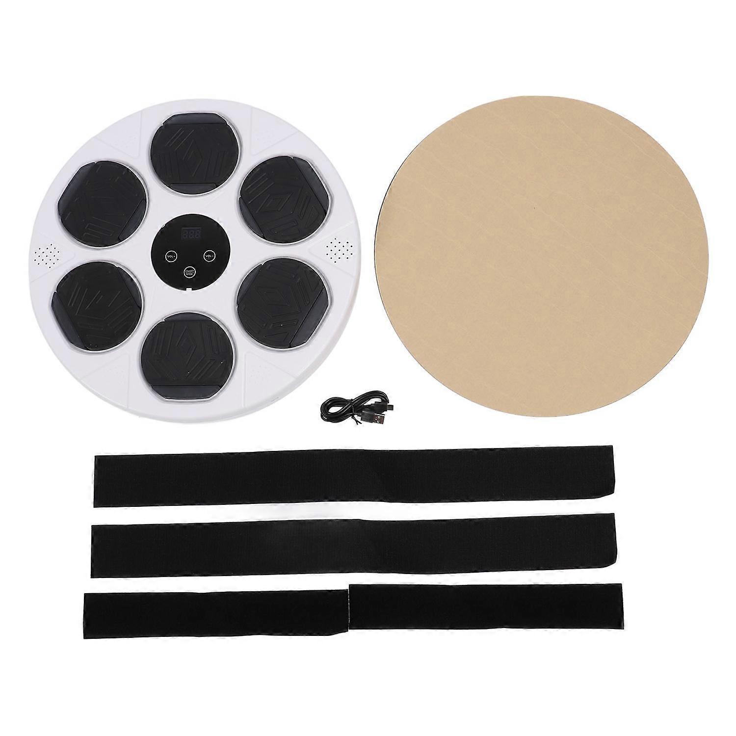 Smart Music Punching Target Multi Modes Speeds LED Display High Elasticity Foam Wall Mount Boxing Tr