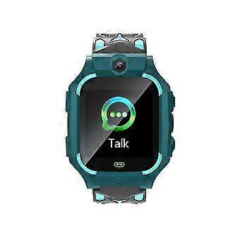 Relógio infantil 4g Gps Wifi Video Call Sos Relógio infantil à prova d'água Câmera Rastreador de localização Localizador Relógio verde