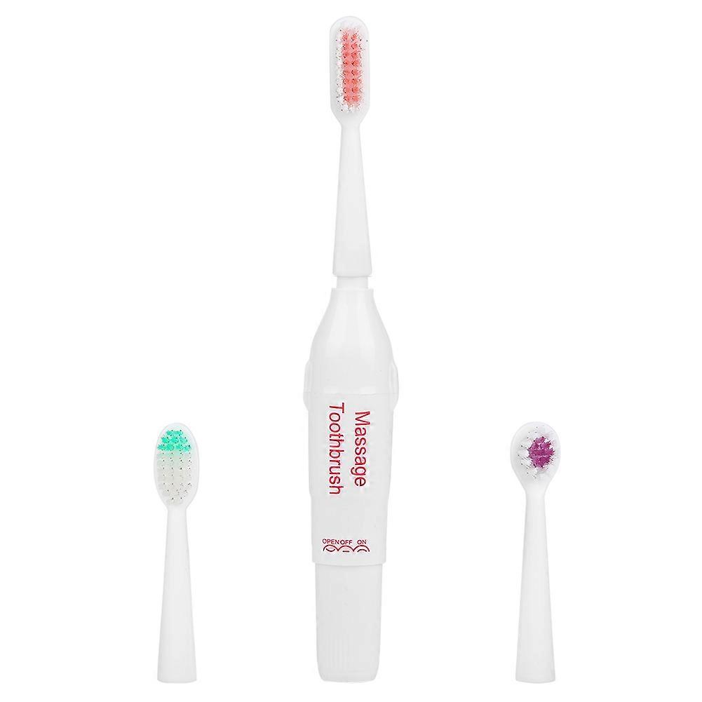 Pet Dog Electric Toothbrush Teeth Cleaning Tool with 2 Brush Heads for Small Medium Large Dogs, Rechargeable Design