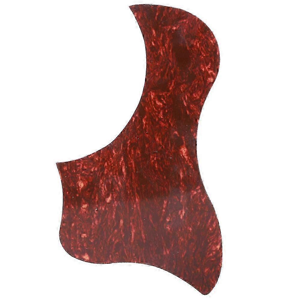 Gitár Pickguard öntapadó matrica Red Tortoise Shell Duck Shape Guard kiegészítők